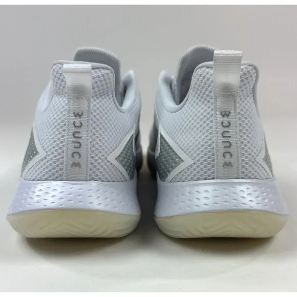 Adidas Defiant Speed Womens 10 White Silver Tennis Shoes Sneakers Low ID1510