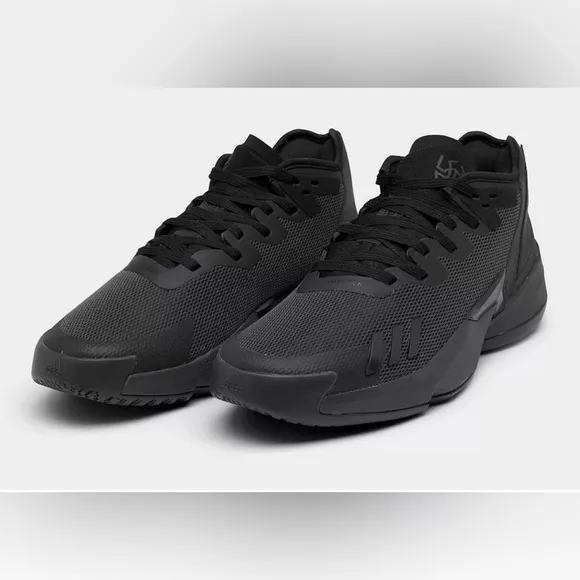 Adidas D.O.N. Issue #4 Lights Out Black Unisex Basketball Shoes M 7 1/2/…