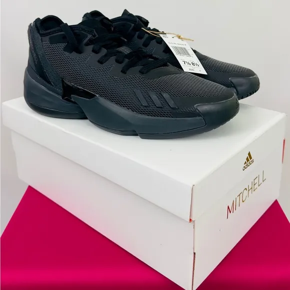 Adidas D.O.N. Issue #4 Lights Out Black Unisex Basketball Shoes M 7 1/2/…