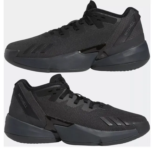 Adidas D.O.N. Issue #4 Lights Out Black Unisex Basketball Shoes M 7 1/2/…