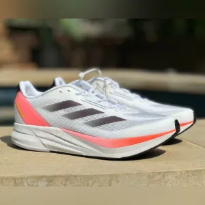 Adidas Duramo Speed M White Pink Running Shoes- Size 12 Mens IF1205