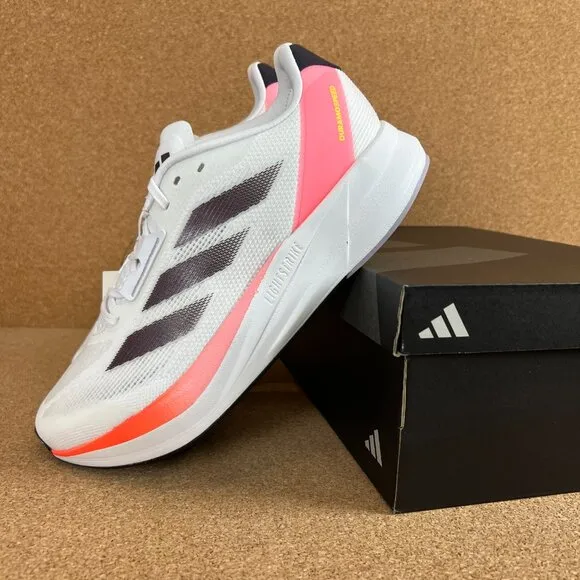 Adidas Duramo Speed Men's Running Shoes Size 10 White Athletic Sneakers NEW!
