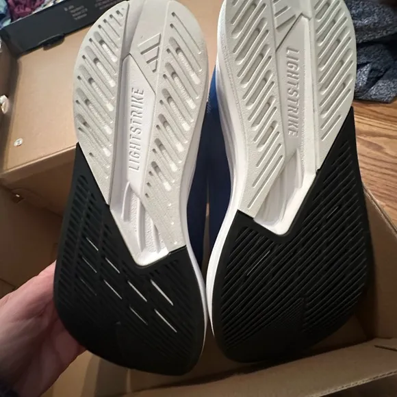 Adidas Duramo speed men's size 11 M blue and white sneaker tennis shoes