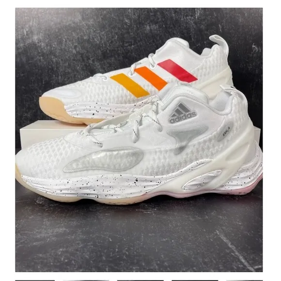 Adidas Exhibit A Miami Heat Men’s Basketball Shoes.