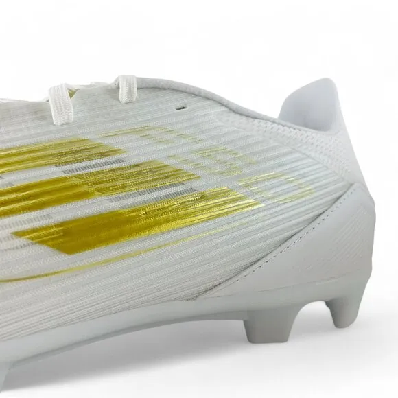 adidas F50 League MG Multi-Ground White Gold Men's Soccer Cleats IE0604