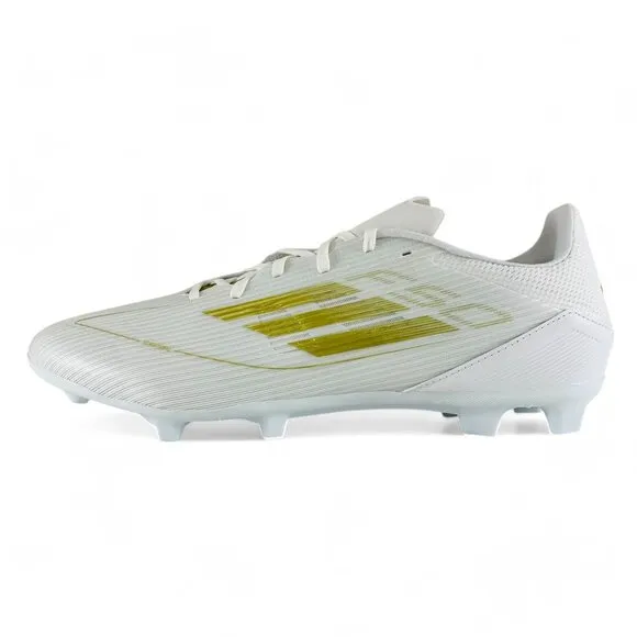 adidas F50 League MG Multi-Ground White Gold Men's Soccer Cleats IE0604