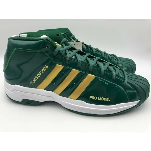 Adidas FW3664 Pro Model 2G SVSM Green Basketball Shoes Men’s Size 17 Lebron DS
