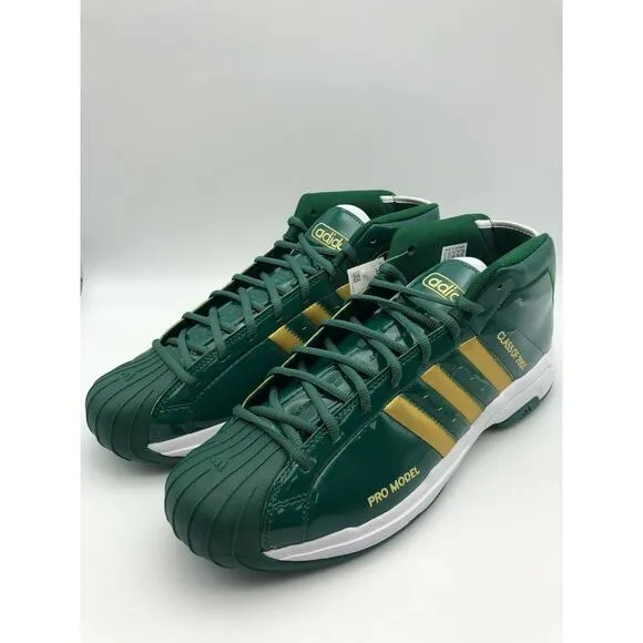 Adidas FW3664 Pro Model 2G SVSM Green Basketball Shoes Men’s Size 17 Lebron DS