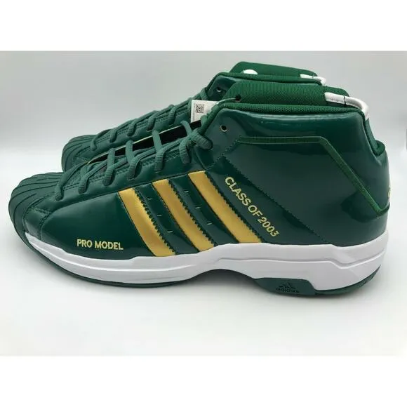 Adidas FW3664 Pro Model 2G SVSM Green Basketball Shoes Men’s Size 17 Lebron DS