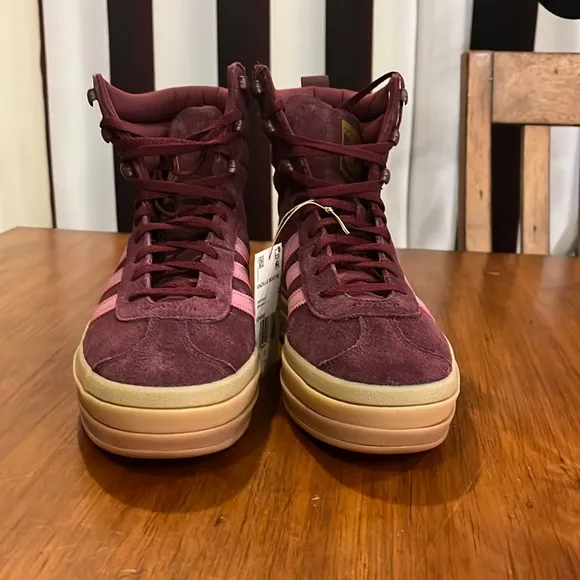 Adidas Gazelle Boots Shoes Sneakers new Maroon ID6882 Women’s Sizes