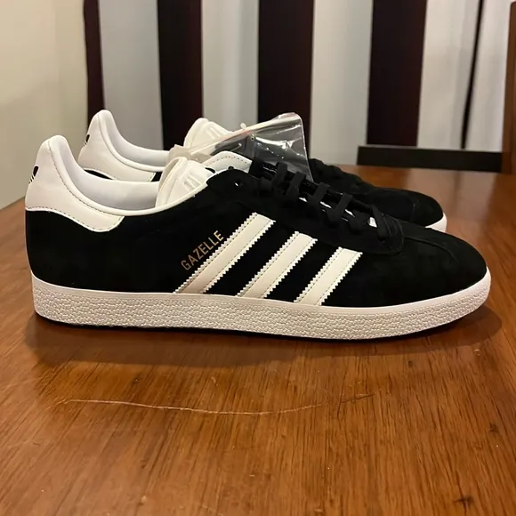Adidas Gazelle shoes sneakers new black white BB5476 Men’s Size 11