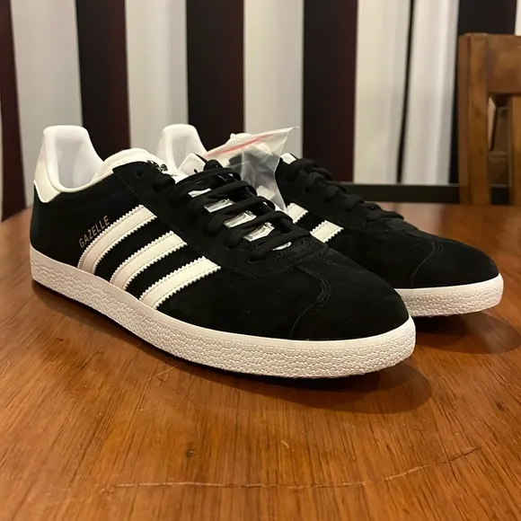 Adidas Gazelle shoes sneakers new black white BB5476 Men’s Size 11