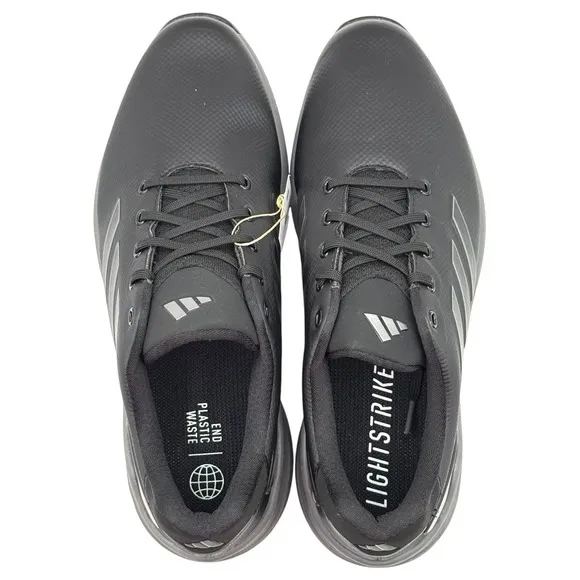 adidas Golf Men ZG23 Shoes Spikes Size 13 Black NWOB Performance Waterproof