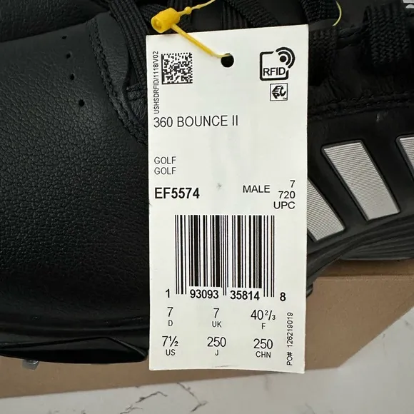 Adidas Golf Shoes 360 Bounce II Spiked EF5574 Men’s Size 7.5/ Women’s Size 9