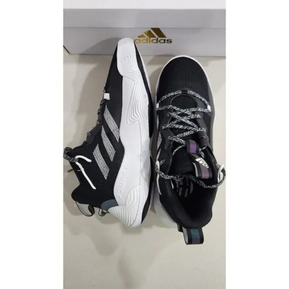 ADIDAS Harden Stepback 3 Men's 6.5 Women's size 7.5 Black/White Basketball