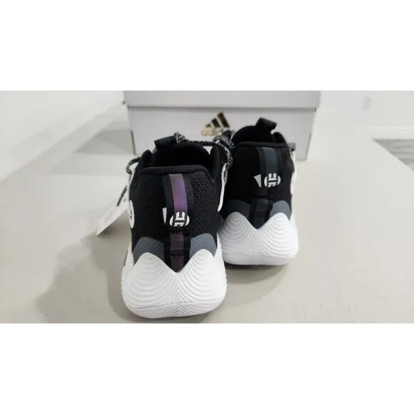 ADIDAS Harden Stepback 3 Men's 6.5 Women's size 7.5 Black/White Basketball