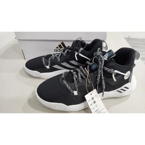 ADIDAS Harden Stepback 3 Men's 6.5 Women's size 7.5 Black/White Basketball