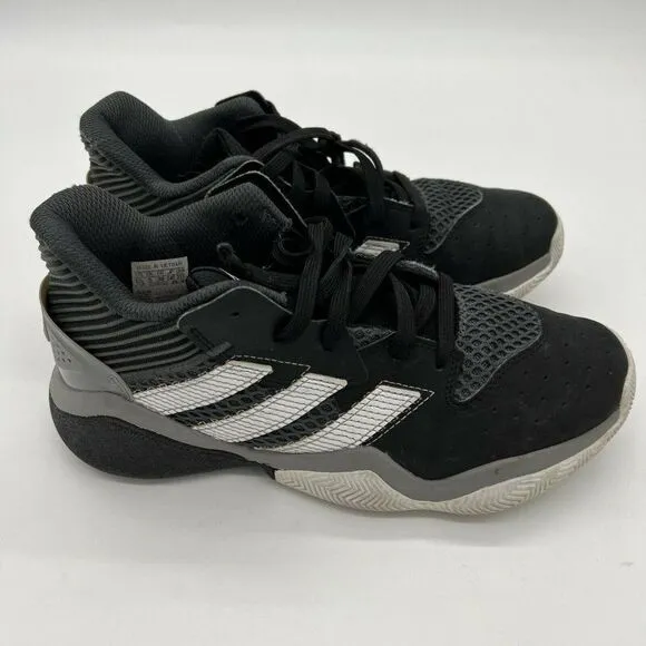 Adidas Harden Stepback Men’s Basketball Shoes Size 5.5 M US Black/Grey