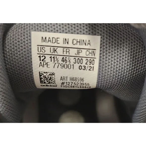 Adidas Harden Vol. 5 Futurenatural Grey Basketball Shoes H68596 -Men’s Size 12