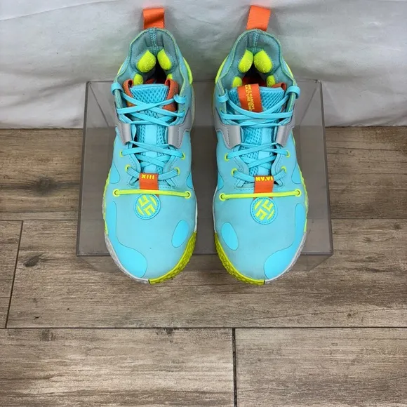 Adidas Harden Vol 6 Basketball Shoes Pulse Aqua / Yellow GV8703