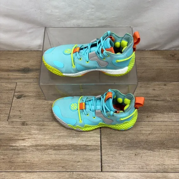 Adidas Harden Vol 6 Basketball Shoes Pulse Aqua / Yellow GV8703