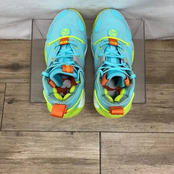 Adidas Harden Vol 6 Basketball Shoes Pulse Aqua / Yellow GV8703