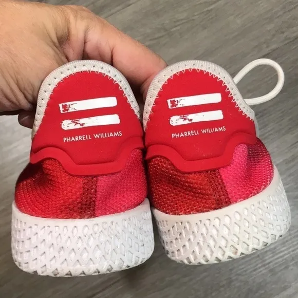 Adidas Hu Holi X Pharrell Williams Men’s Size 9 Red Athletic Sneaker Shoes