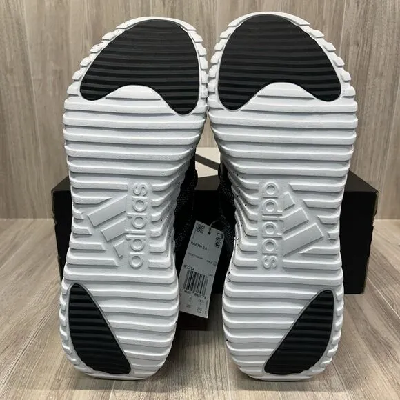 Adidas Kaptir 3.0 Black White Running Shoes Sneakers IF7314 Men’s Size 9.5