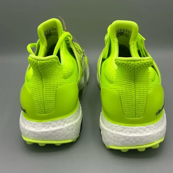 ADIDAS Men’s 13 ULTRABOOST SPIKELESS GOLF SHOES Lucid Lemon/Black IE2136 NEW
