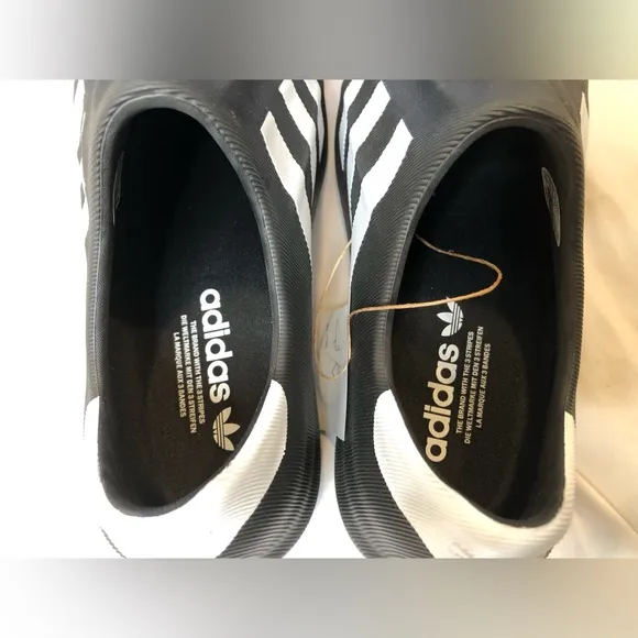 Adidas Men’s AdiFOM Superstar Originals Mule Shoes - Black/White - Size 7