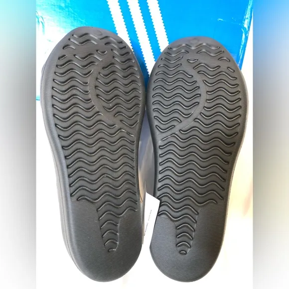Adidas Men’s AdiFOM Superstar Originals Mule Shoes - Black/White - Size 7