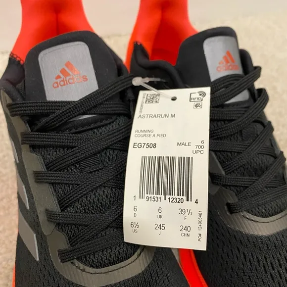 Adidas Men’s Astrarun Running Shoes Size 6.5 Red