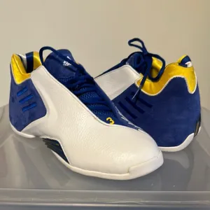 Adidas Men's Blue and White Athletic Shoes