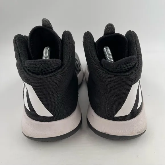 Adidas Men’s Dual Threat 2017 Mid Black White Basketball Shoes BY4182 - Size 9