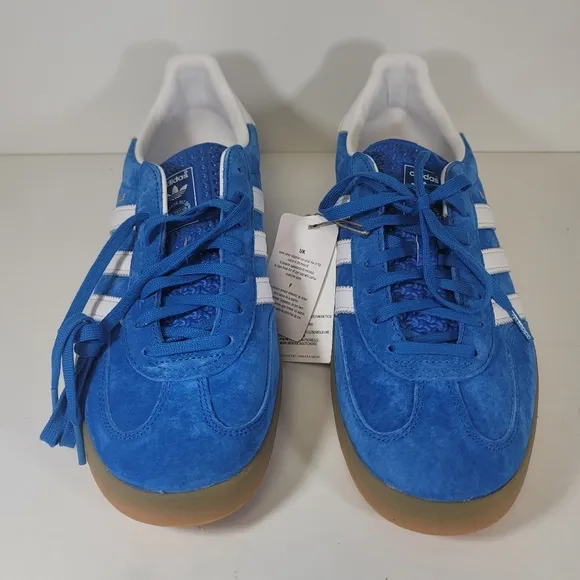 Adidas Men’s Gazelle Indoor Originals Mens Size 11 Blue Bird Gum H06260 Shoes