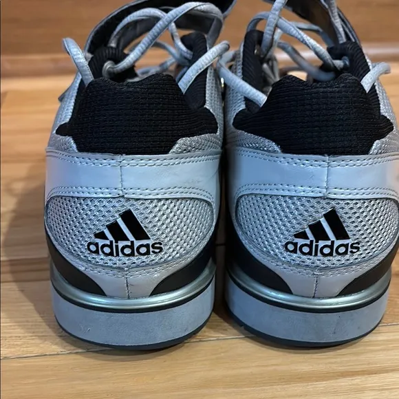 Adidas Men's Gray and Black Weightlifting Shoes SZ 10.5
