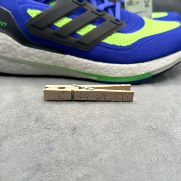 Adidas Mens‎ Ultra Boost 21 Shoes Sneakers Size 9 Blue Black Green