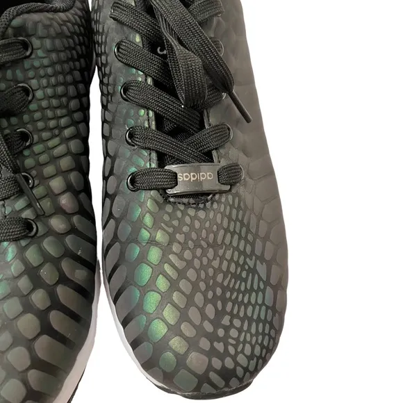 Adidas Men’s ZX Flux Greenish Black Shoes Size 8.5