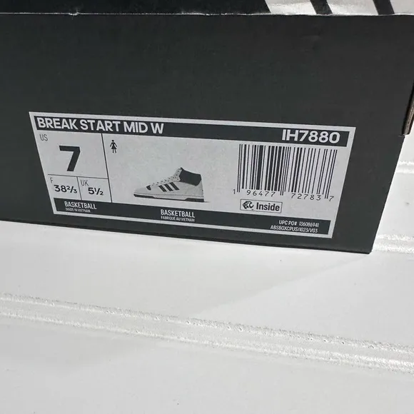 Adidas NEW Break Start mid basketball shoes sneakers women’s size 7
