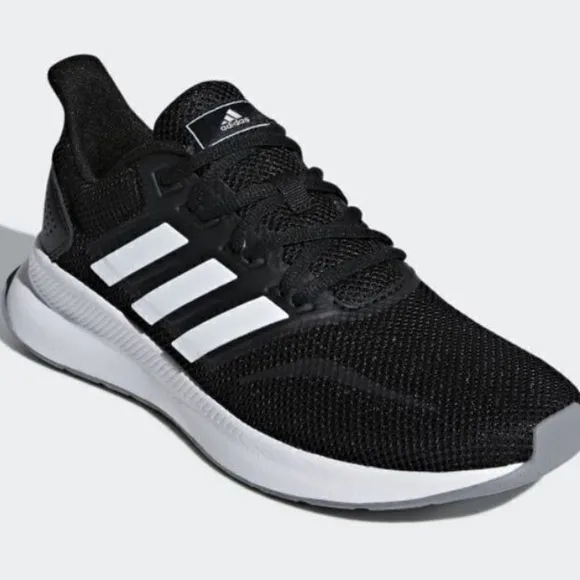 ADIDAS | NEW RunFalcon 3.0 Black and White Running Shoes Women’s Size 7.5 Wide