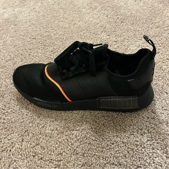 Adidas NMD R1 Core Black Solar Red Men’s Size 13