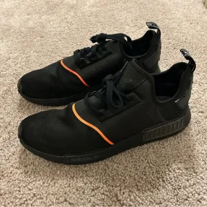 Adidas NMD R1 Core Black Solar Red Men’s Size 13