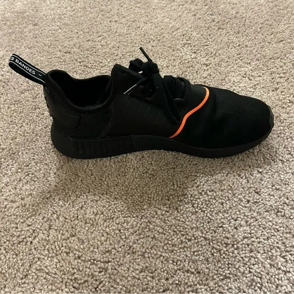 Adidas NMD R1 Core Black Solar Red Men’s Size 13