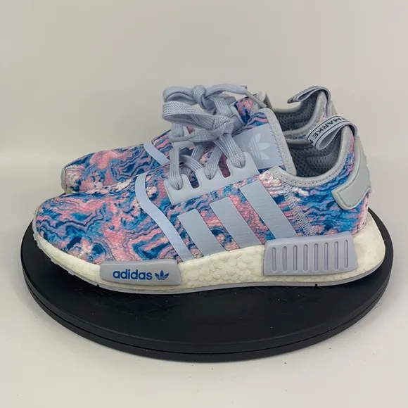 Adidas NMD R1 J Easter Tie Dye Athletic Shoes EF2300 Women’s Size 6.5 (5.5Y)
