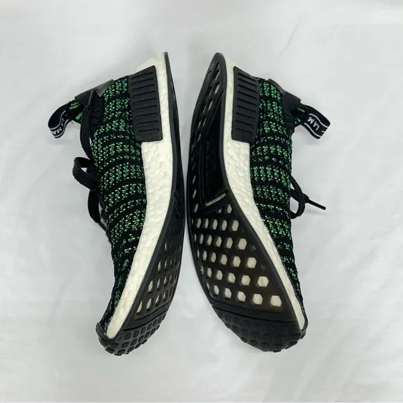 Adidas NMD R1 Primeknit Green and Black Men’s Size 6 Shoes