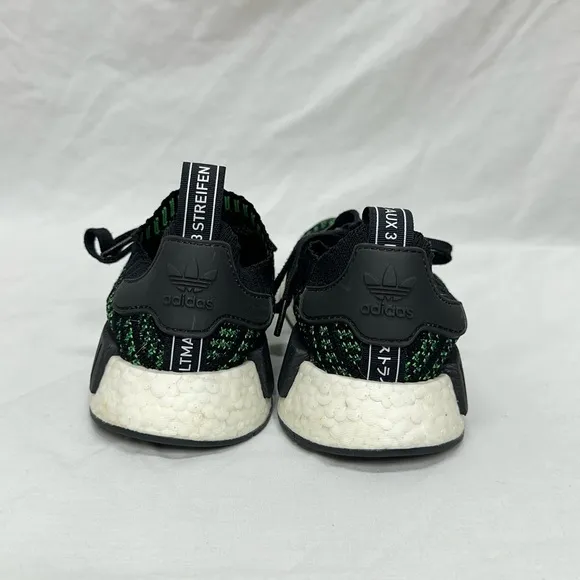 Adidas NMD R1 Primeknit Green and Black Men’s Size 6 Shoes