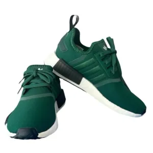 Adidas NMD R1 X Parley Dark Green Core Black White Womens Running Shoes Size 8.5