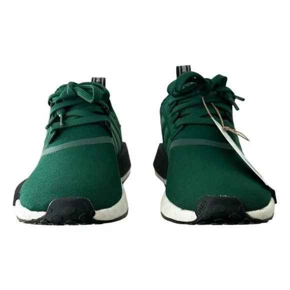 Adidas NMD R1 X Parley Dark Green Core Black White Womens Running Shoes Size 8.5