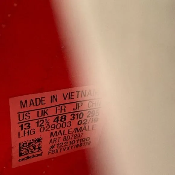 Adidas NMD_R1 Active Red Sneaker shoes men’s size 13