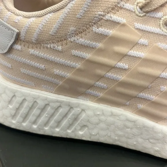 Adidas NMD_R2 NMD shoes sneakers new women’s Boost BA7260 chalk